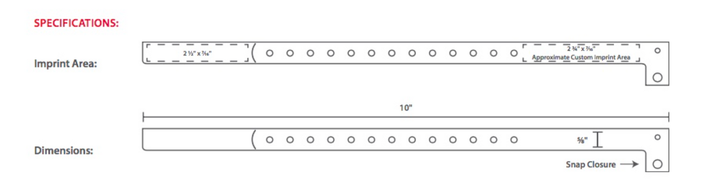 slim plastic wristbands