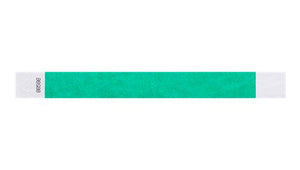 Tyvek 1" Wristbands - Solid Pantone Green Custom
