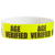 Yellow wristband with 'AGE VERIFIED' text in black