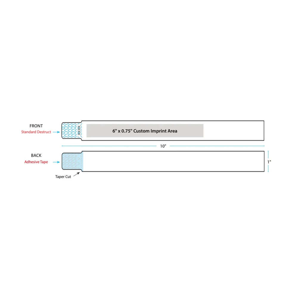 Print area template for tyvek qwik fit 1"