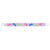 Berry tyvek Wristband with neon pink, neon blue and neon green gecko design - flat version shown
