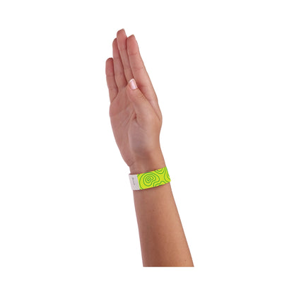 Topographic Map - 3/4" Tyvek® Wristbands