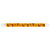 neon orange tyvek wristband with black koalas and leaves - flat version shown