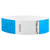 Litter Free Tyvek3-4 Wristband Solid Neon Blue -  round version shown