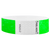 Litter Free Tyvek3-4 Wristband Solid Neon green -  round version shown