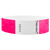 Litter Free Tyvek3-4 Wristband Solid Neon pink -  round version shown