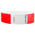 Litter Free Tyvek3-4 Wristband Solid Neon red -  round version shown