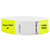 Litter Free Tyvek3-4 Wristband Solid Neon yellow - great for customizing with your text or logo - round version shown