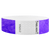 Litter Free Tyvek3-4 Wristband Solid Neon purple -  round version shown