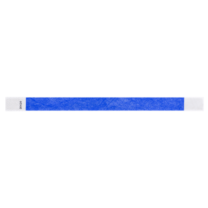 solid tyvek wristband in marine blue