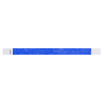 solid tyvek wristband in marine blue