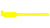 Custom Wide Face Plastic Wristbands  Neon Yellow