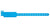 Custom Wide Face Plastic Wristbands Neon Blue
