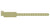 Custom Wide Face Plastic Wristbands  Gold
