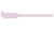 Custom Wide Face Plastic Wristbands  Lavender