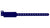 Custom Wide Face Plastic Wristbands  Navy Blue
