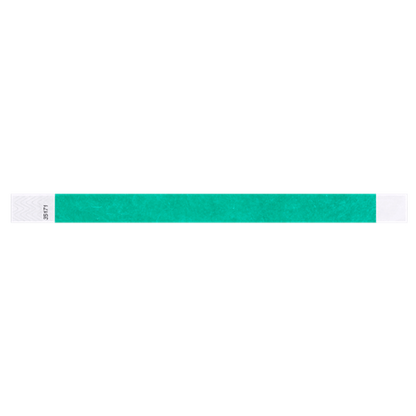 solid tyvek wristband in pantone green