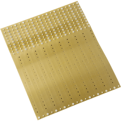 gold plastic regular 3/4" solid wristband in sheets of 20 