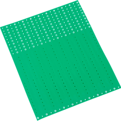 pantone green plastic regular 3/4" solid wristband in sheets of 20 
