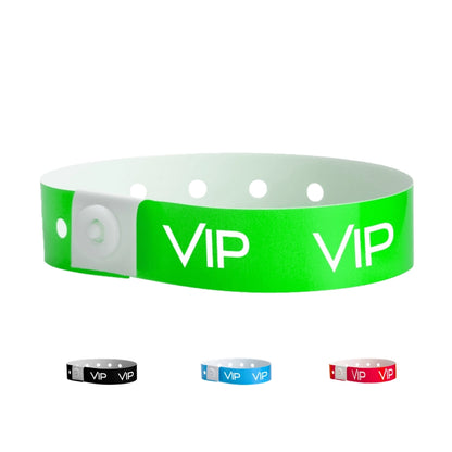 Cover for plastic VIP wristbands 