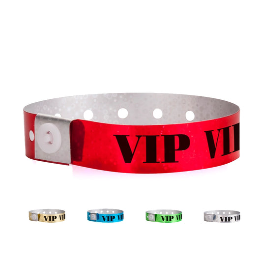 VIP Holographic - Plastic Wristbands
