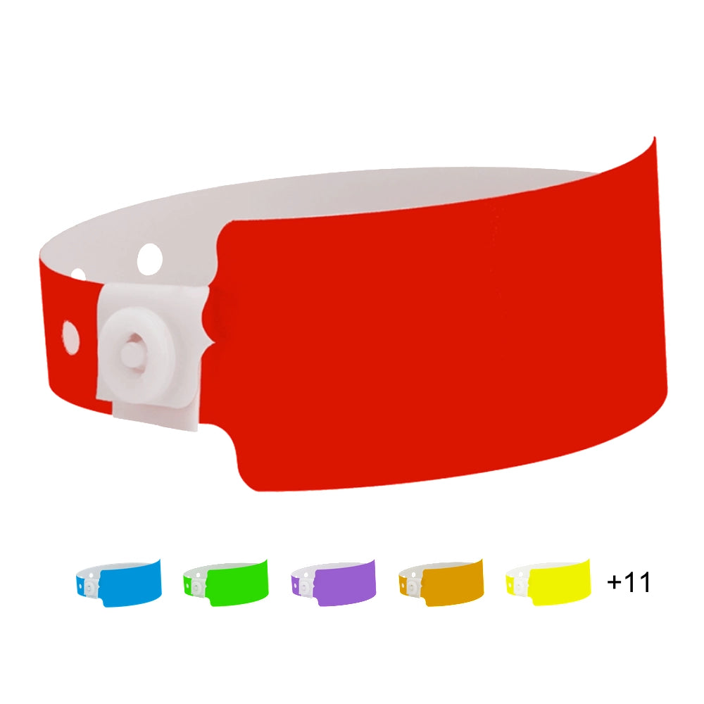 Wide Face - Plastic Wristbands