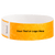 solid neon orange qwik fit tyvek 3-4 wristband - great for customization - round version shown