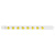 White tyvek wristband with yellow rubber duck illustrations - flat version shown