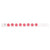 White tyvek wristband with neon red circular pattern - flat version shown