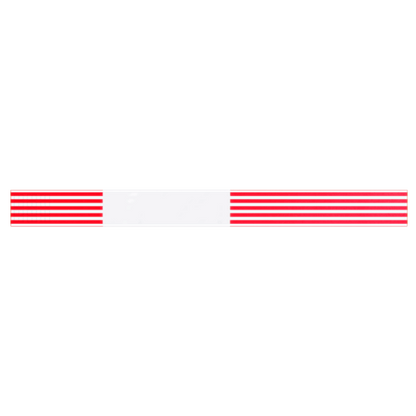 thermal wristbands neon red stripes