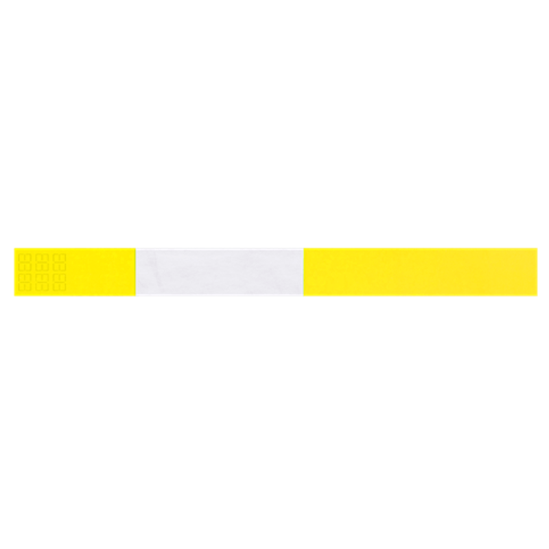 thermal wristbands pantone yellow