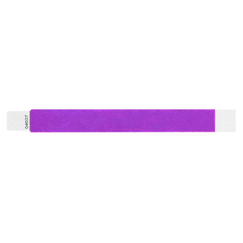 tyvek 1" qwik fit wristbands pantone purple