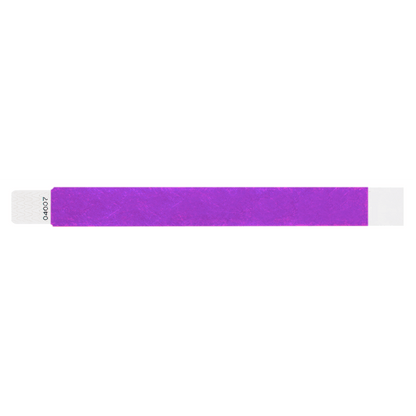 tyvek 1" qwik fit wristbands pantone purple