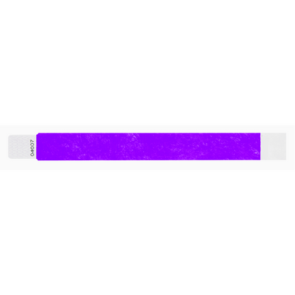tyvek 1" qwik fit wristbands purple