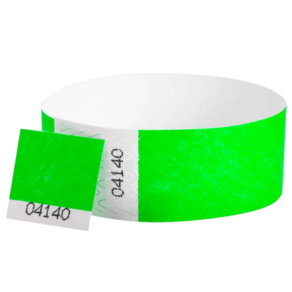 Custom - Detachable Stub - 1" Tyvek® Wristbands