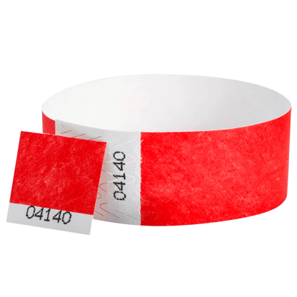 Detachable Stub - 1" Tyvek® Wristbands