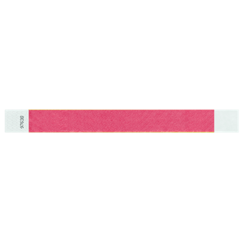 cranberry tyvek 1" solid wristband