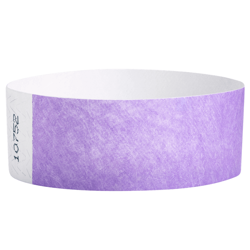 berry tyvek 1" solid wristband