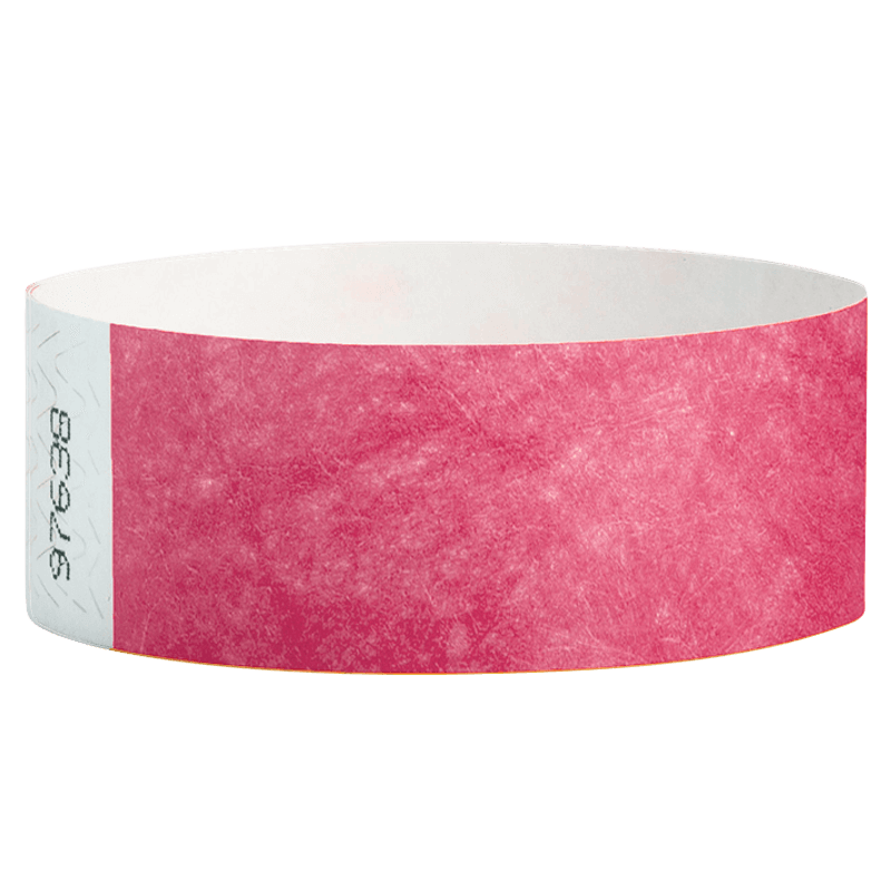 cranberry tyvek 1" solid wristband