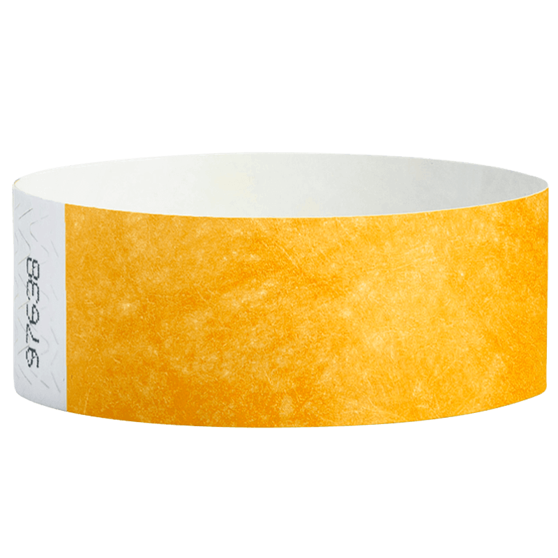 goldenrod tyvek 1" solid wristband