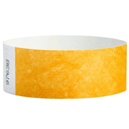 goldenrod tyvek 1" solid wristband