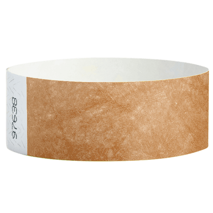 mocha tyvek 1" solid wristband