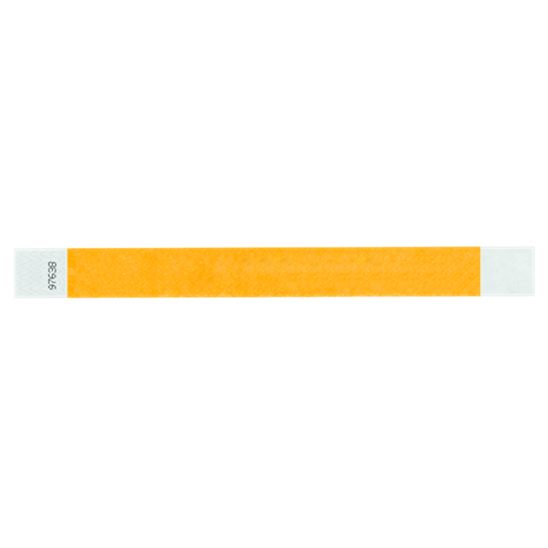goldenrod tyvek 1" solid wristband 