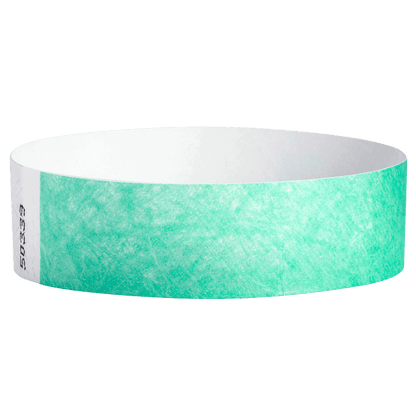 Tyvek3-4SolidAquaWristband