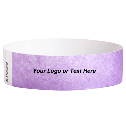 Tyvek3-4SolidBerryWristbandCustom