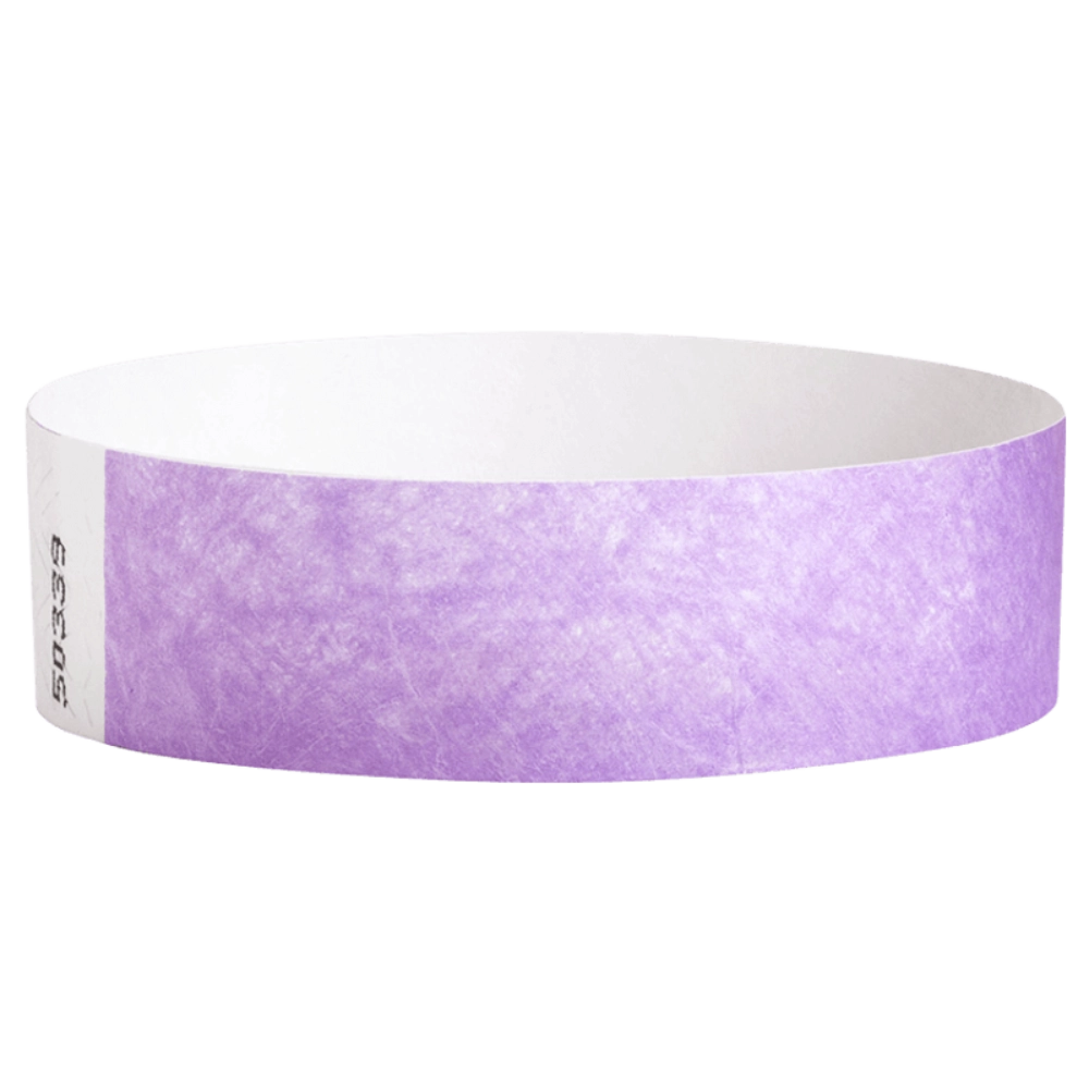 berry tyvek solid 3/4 wristband - shown in round 