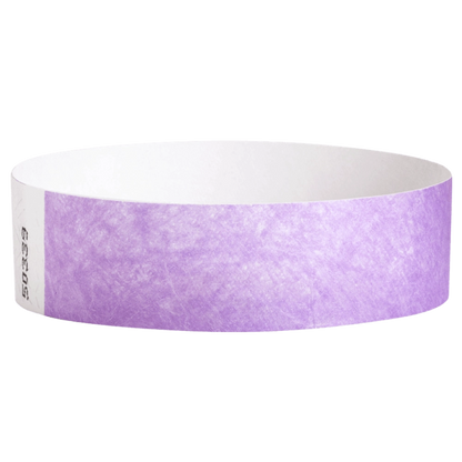 berry tyvek solid 3/4 wristband - shown in round 