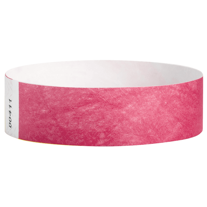 Tyvek3-4SolidCranberryWristband