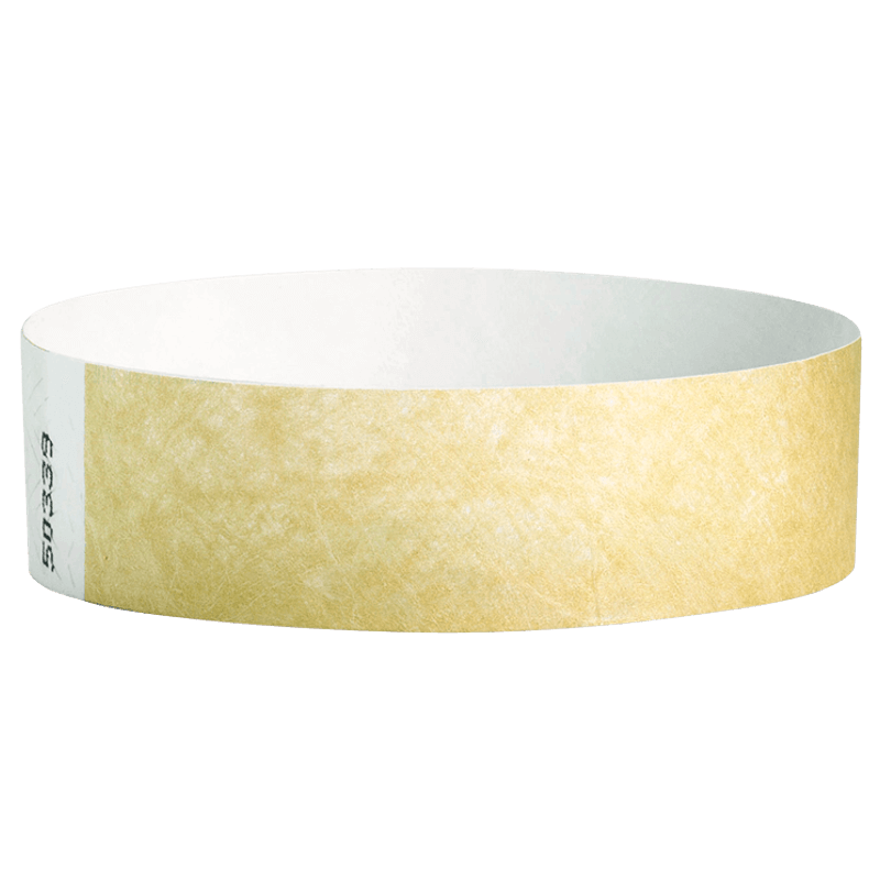 Tyvek3-4SolidGoldWristband
