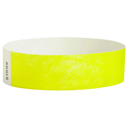 Tyvek3-4SolidNeonYellowWristband